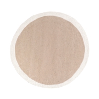 Tapis Lumbini 120 cm - lotus blanc/cumulus